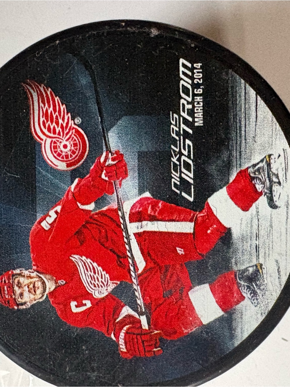 NHL Black and White Commemorative Hockey Puck